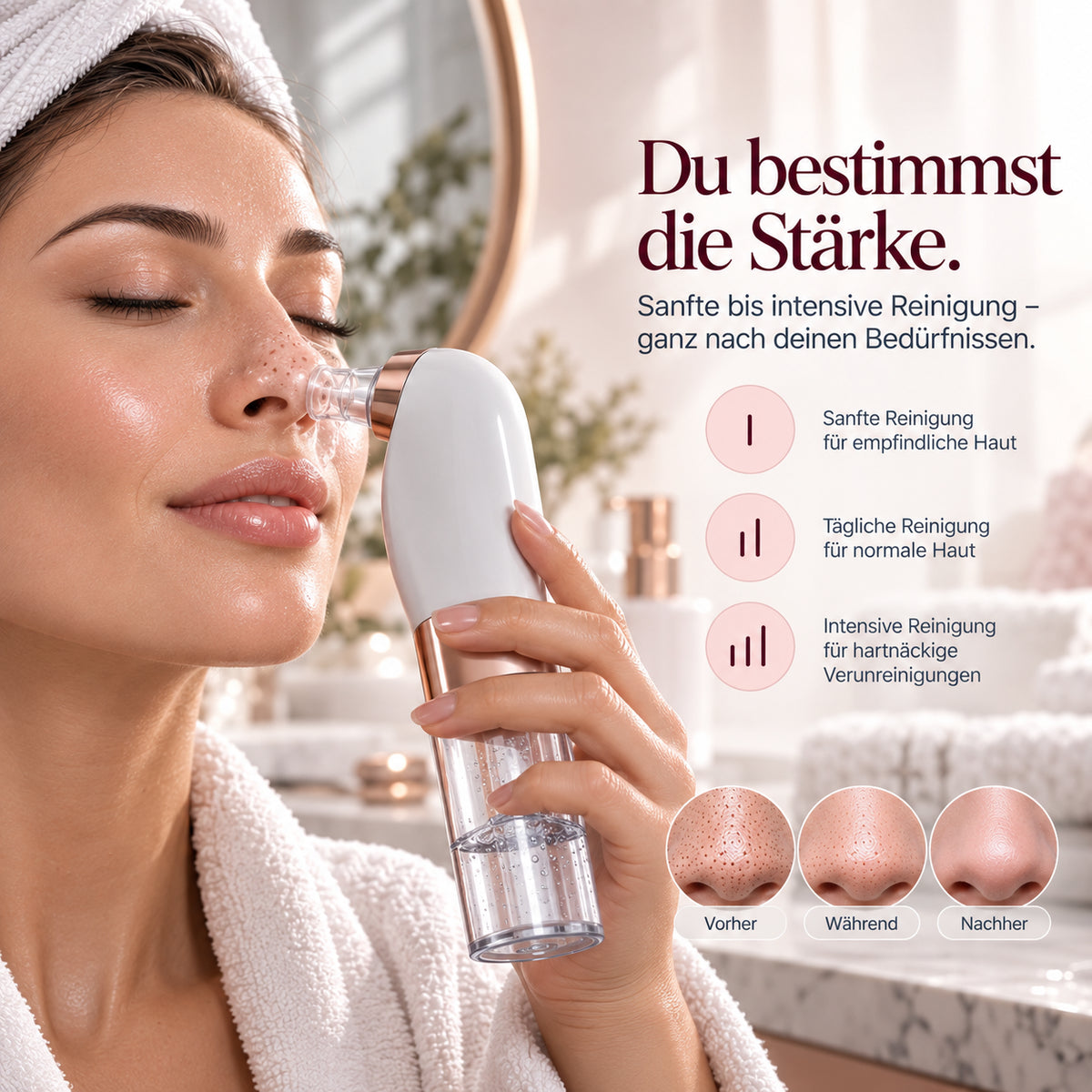 Du bestimmst die Stärke.